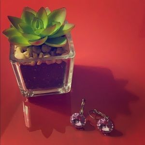 Olivia and Lara Violet Earrings